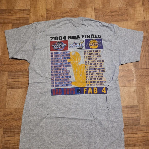 L A LAKERS 2004 NBA FINALS - Picture 3 of 5